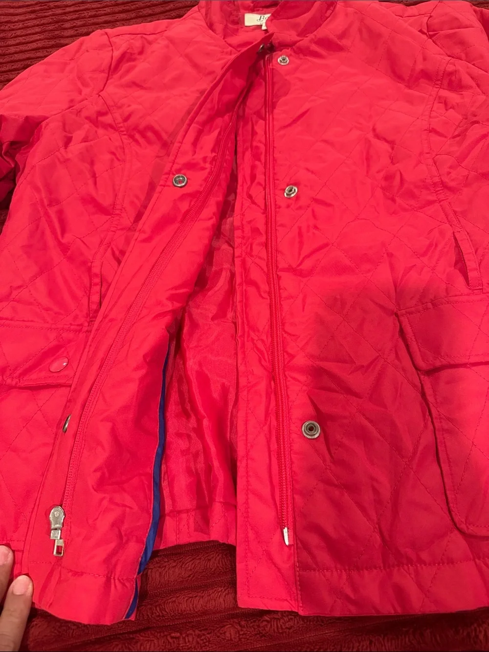 Bass Quilted Women's Jacket in Vibrant Pink